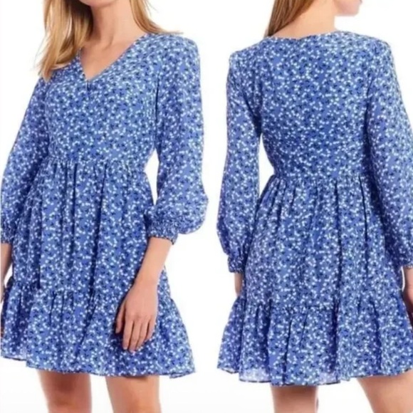 Eliza J Dresses & Skirts - Eliza J Royal Blue Baby Doll Dress